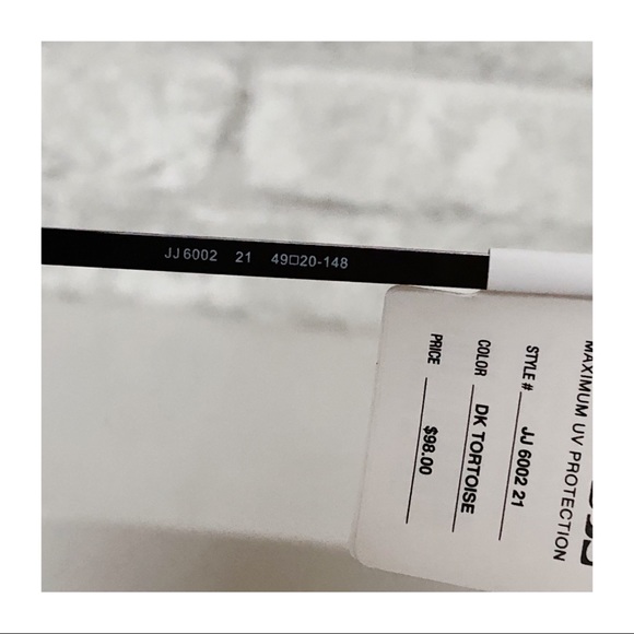 JOE'S JEANS |🆕49mm Round Sunglasses Dark Tortoise - Picture 10 of 16